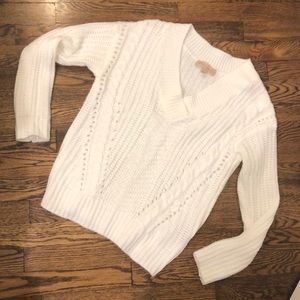 White philosophy sweater